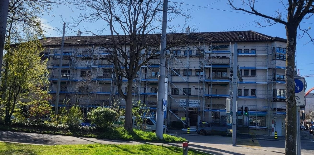 Malergerüst von Gerüstbaufirma